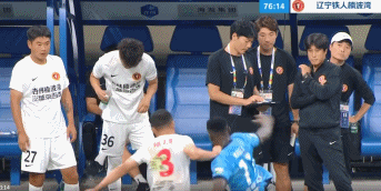 潘喜明因累积黄牌停赛,缺席对阵深圳新鹏城的比赛